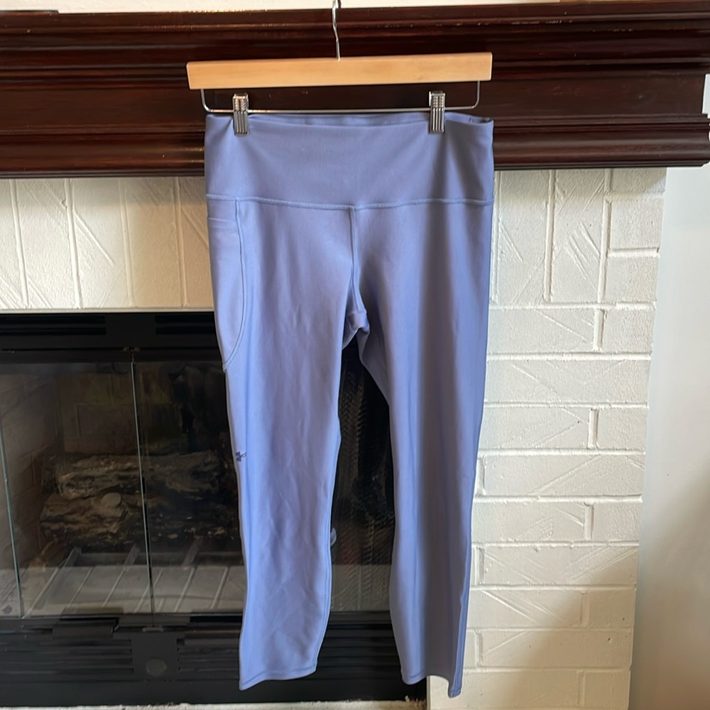 Under Armour Compression Leggings in Blue Gray L D2
